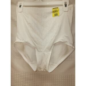 Bali Womens Underwear White Size Medium Lace Detail 100% Cotton 8372